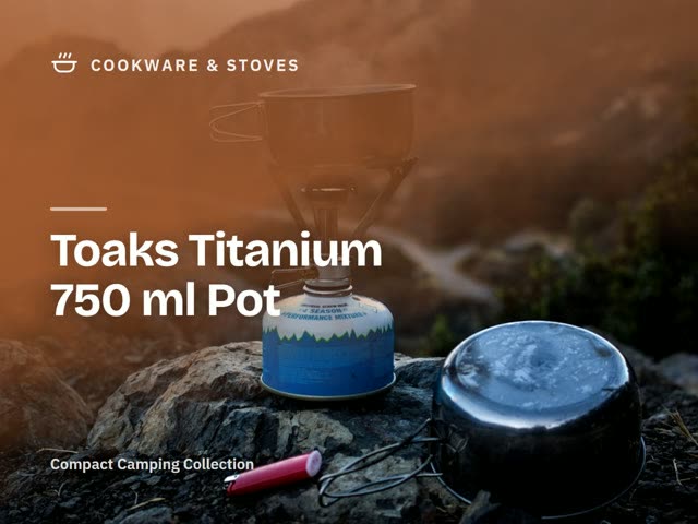 Toaks Titanium 750 ml Pot